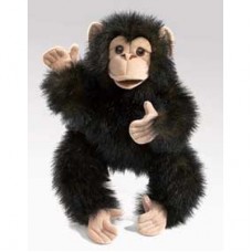 Folkmanis Hand Puppet - Chimpanzee Baby